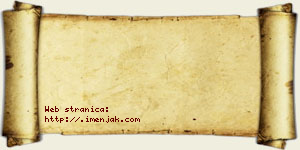 Jovana Pribićević vizit kartica